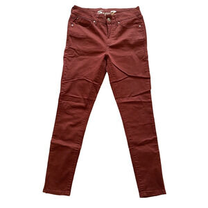 Seven 7 Womens Red High Waist Skinny Jeans Size 6 Cottage Core Festival